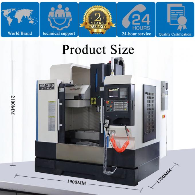 cnc milling machine manufacturer VMC 640 vertical machining center