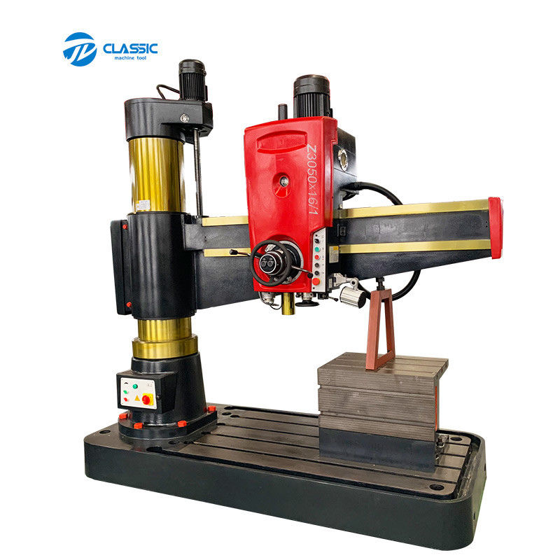 Heavy duty manual vertical radial arm drill press Z3050x16 hydraulic radial drilling machine with radial arm